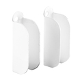 Prime-Line 3/8 in. Widow Screen Top Hanger, White 6 Pack PL 8106